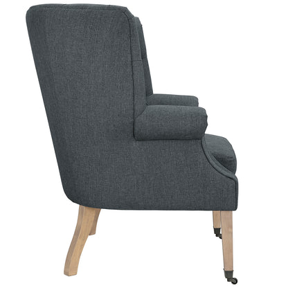 Modway Outlet Chart Upholstered Fabric Lounge Chair by Modway  Living Room Furniture Gray - EEI-2146-GRY