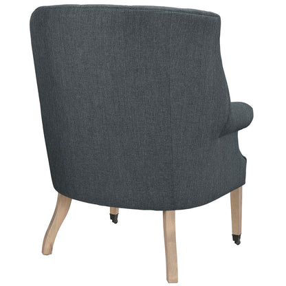 Modway Outlet Chart Upholstered Fabric Lounge Chair by Modway  Living Room Furniture Gray - EEI-2146-GRY