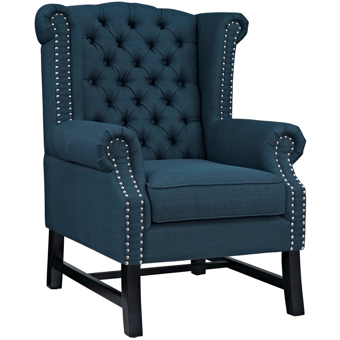 Modway Outlet Steer Upholstered Fabric Armchair by Modway  Living Room Furniture Azure - EEI-2150-AZU