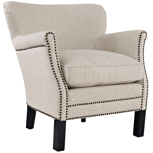Modway Outlet Key Upholstered Fabric Armchair by Modway  Living Room Furniture Sand - EEI-2152-SAN