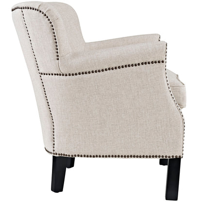 Modway Outlet Key Upholstered Fabric Armchair by Modway  Living Room Furniture Sand - EEI-2152-SAN
