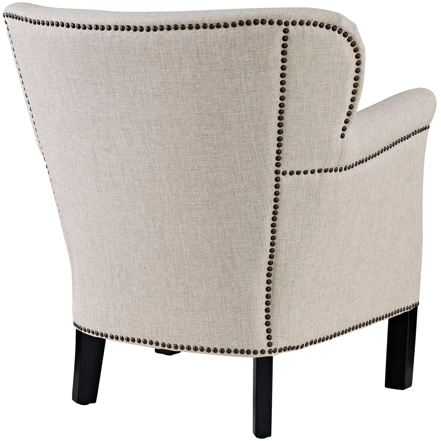 Modway Outlet Key Upholstered Fabric Armchair by Modway  Living Room Furniture Sand - EEI-2152-SAN
