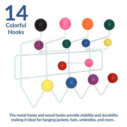 Modway - Gumball Coat Rack by Modway  Living Room Decor White - EEI-216-MULTI