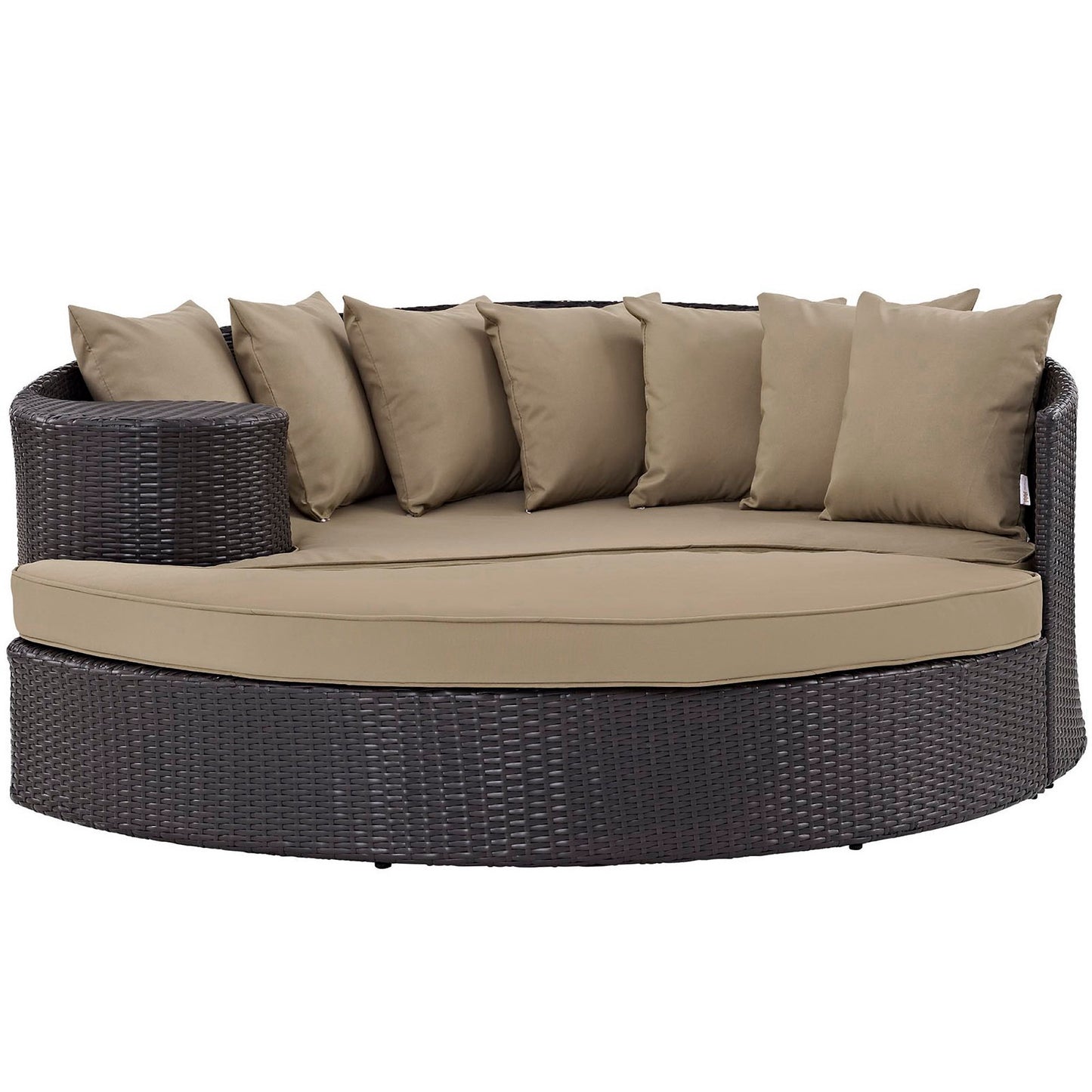 Modway Outlet Convene Outdoor Patio Daybed by Modway  Outdoor Furniture Furniture Espresso Mocha - EEI-2176-EXP-MOC