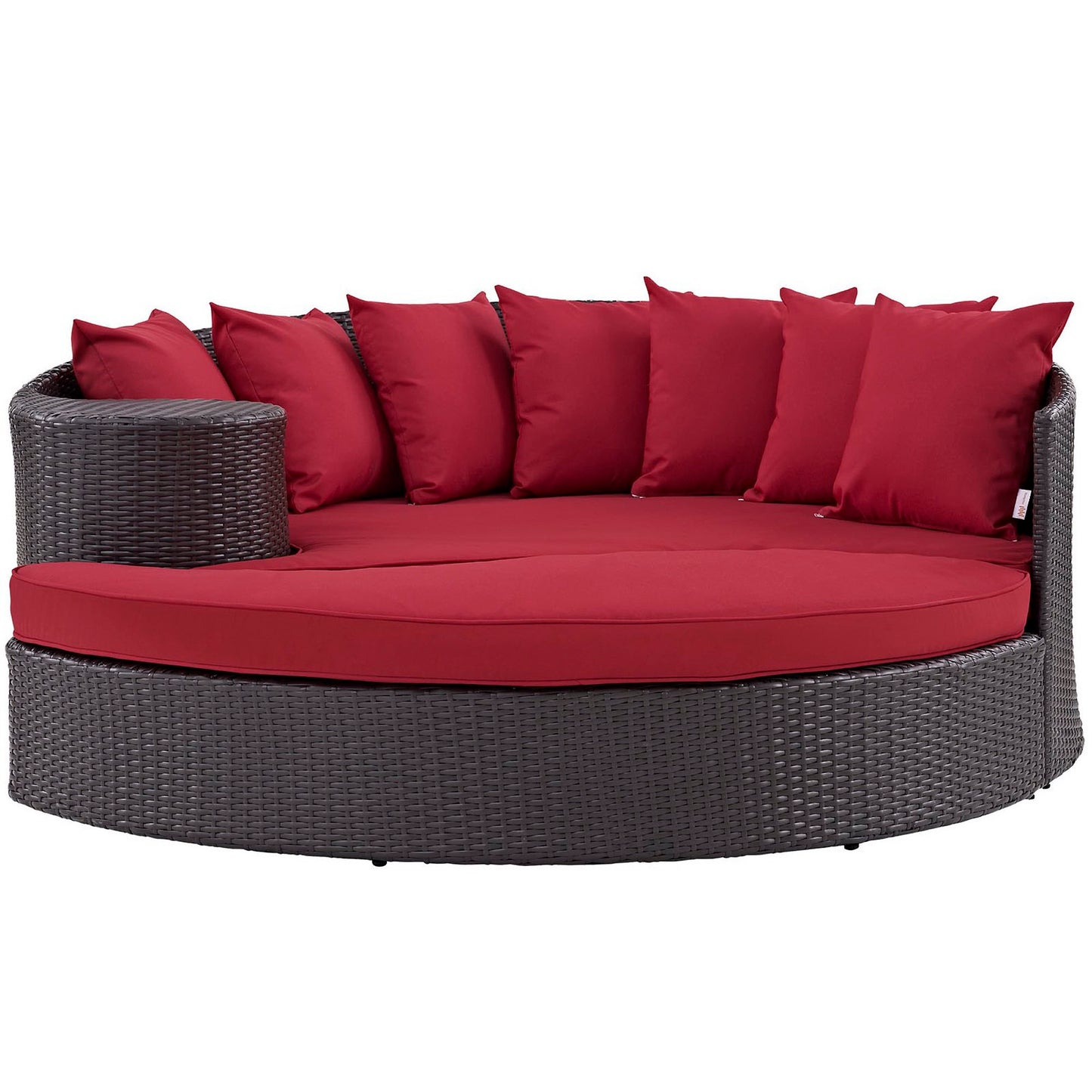Modway Outlet Convene Outdoor Patio Daybed by Modway  Outdoor Furniture Furniture Espresso Red - EEI-2176-EXP-RED