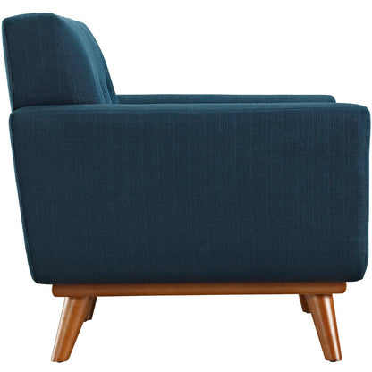 Modway - Engage 2 Piece Armchair and Ottoman by Modway  Living Room Sofas and Armchairs Blue - EEI-2187-AZU-SET