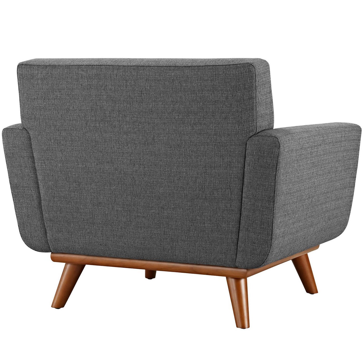 Modway - Engage 2 Piece Armchair and Ottoman by Modway  Living Room Sofas and Armchairs Gray - EEI-2187-DOR-SET