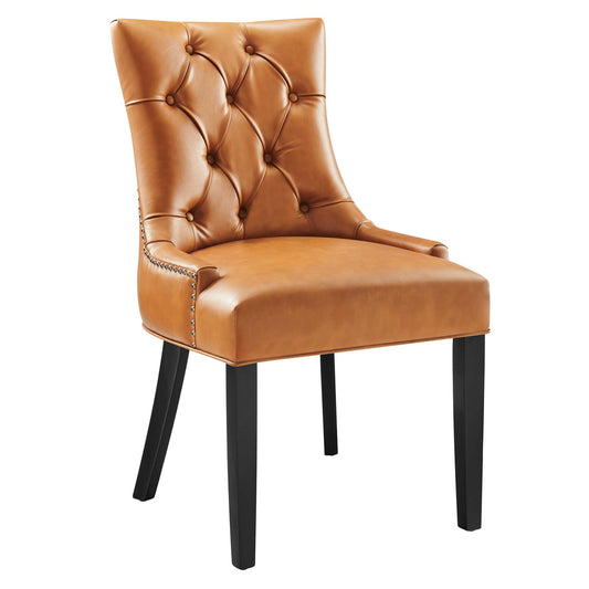 Modway - Regent Tufted Vegan Leather Dining Chair by Modway  Bar and Dining Dining Chairs Brown - EEI-2222-TAN