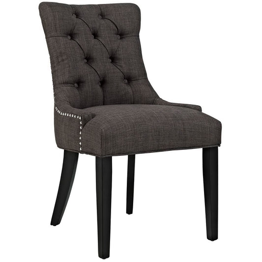 Modway Outlet Regent Tufted Fabric Dining Chair by Modway  Bar and Dining Furniture Brown - EEI-2223-BRN