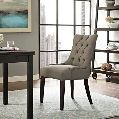 Modway Outlet Regent Tufted Fabric Dining Chair by Modway  Bar and Dining Furniture Granite - EEI-2223-GRA