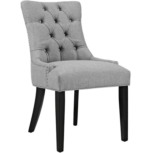 Modway - Regent Tufted Fabric Dining Chair by Modway  Bar and Dining Dining Chairs Gray - EEI-2223-LGR