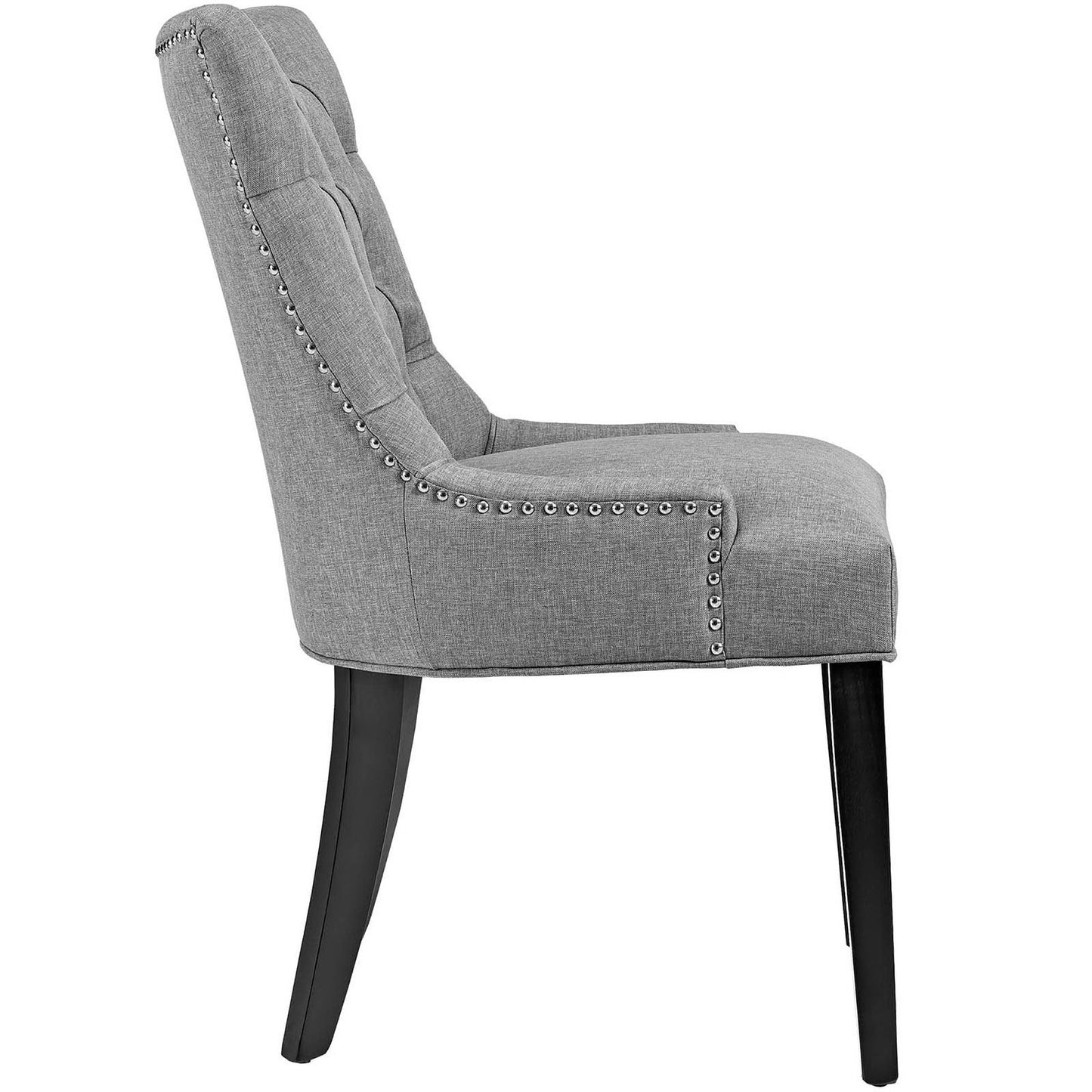 Modway - Regent Tufted Fabric Dining Chair by Modway  Bar and Dining Dining Chairs Gray - EEI-2223-LGR