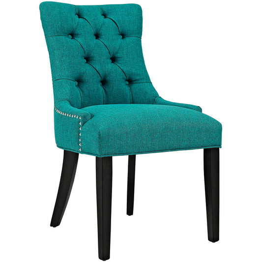 Modway - Regent Tufted Fabric Dining Chair by Modway  Bar and Dining Dining Chairs Blue - EEI-2223-TEA