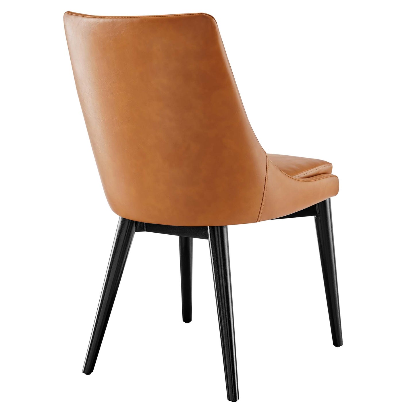 Modway - Viscount Vegan Leather Dining Chair by Modway  Bar and Dining Dining Chairs Brown - EEI-2226-TAN