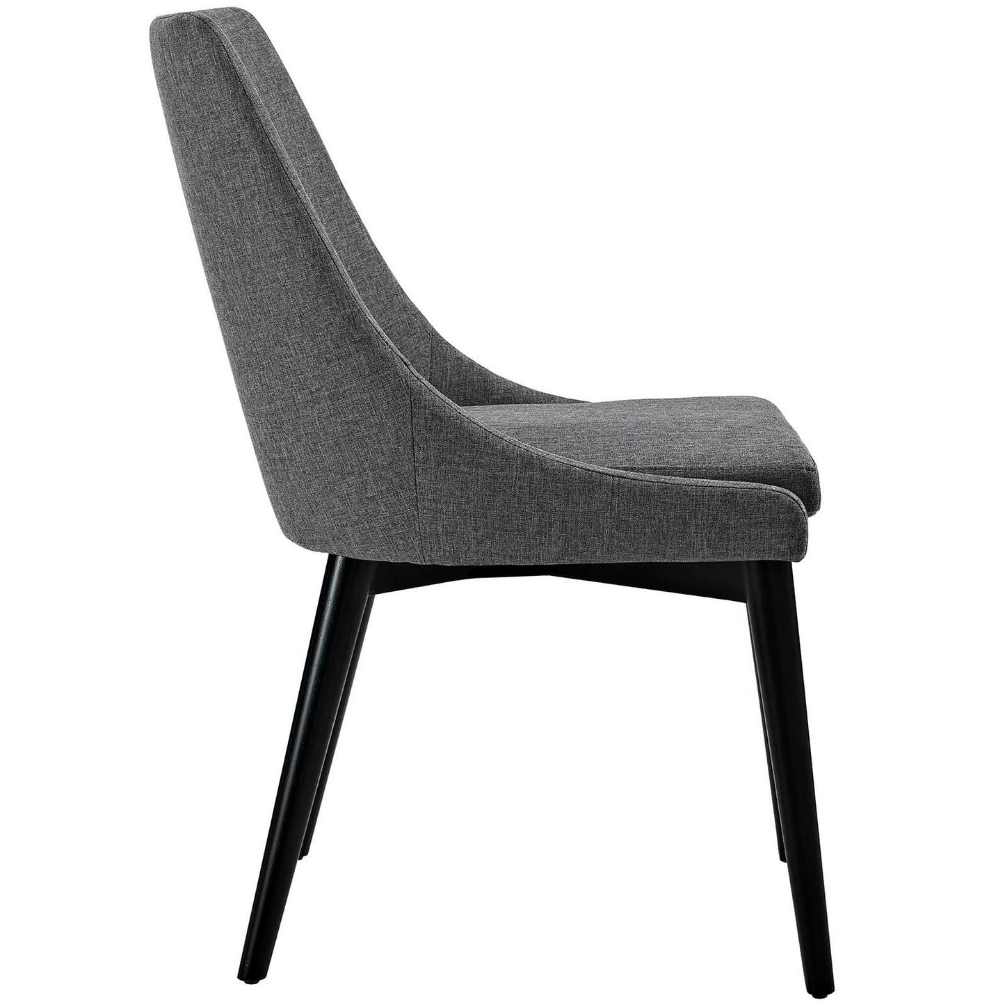 Modway - Viscount Fabric Dining Chair by Modway  Bar and Dining Dining Chairs Gray - EEI-2227-GRY