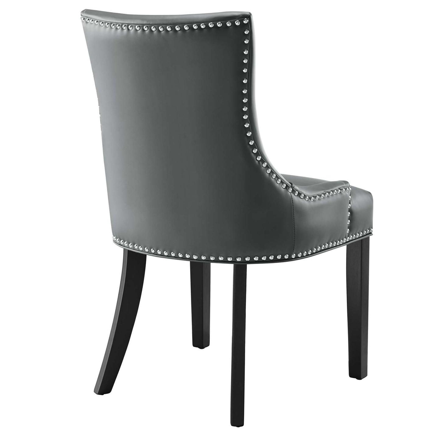 Modway - Marquis Vegan Leather Dining Chair by Modway  Bar and Dining Dining Chairs Gray - EEI-2228-GRY