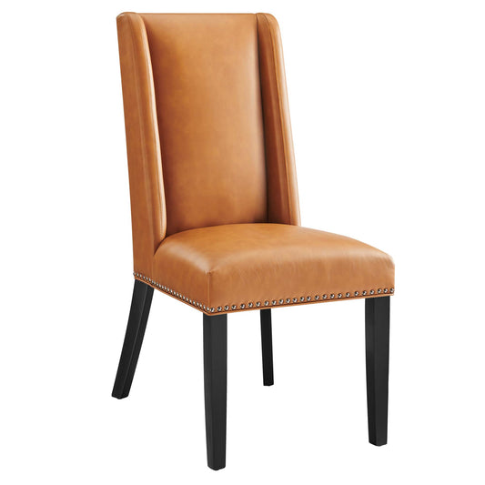 Modway - Baron Vegan Leather Dining Chair by Modway  Bar and Dining Dining Chairs Brown - EEI-2232-TAN