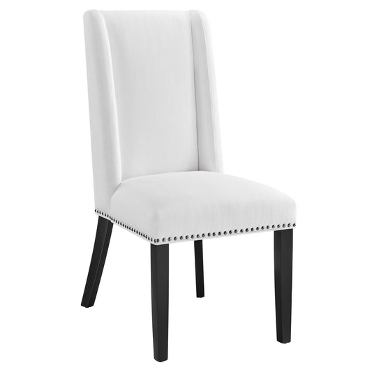 Modway - Baron Fabric Dining Chair by Modway  Bar and Dining Dining Chairs White - EEI-2233-WHI