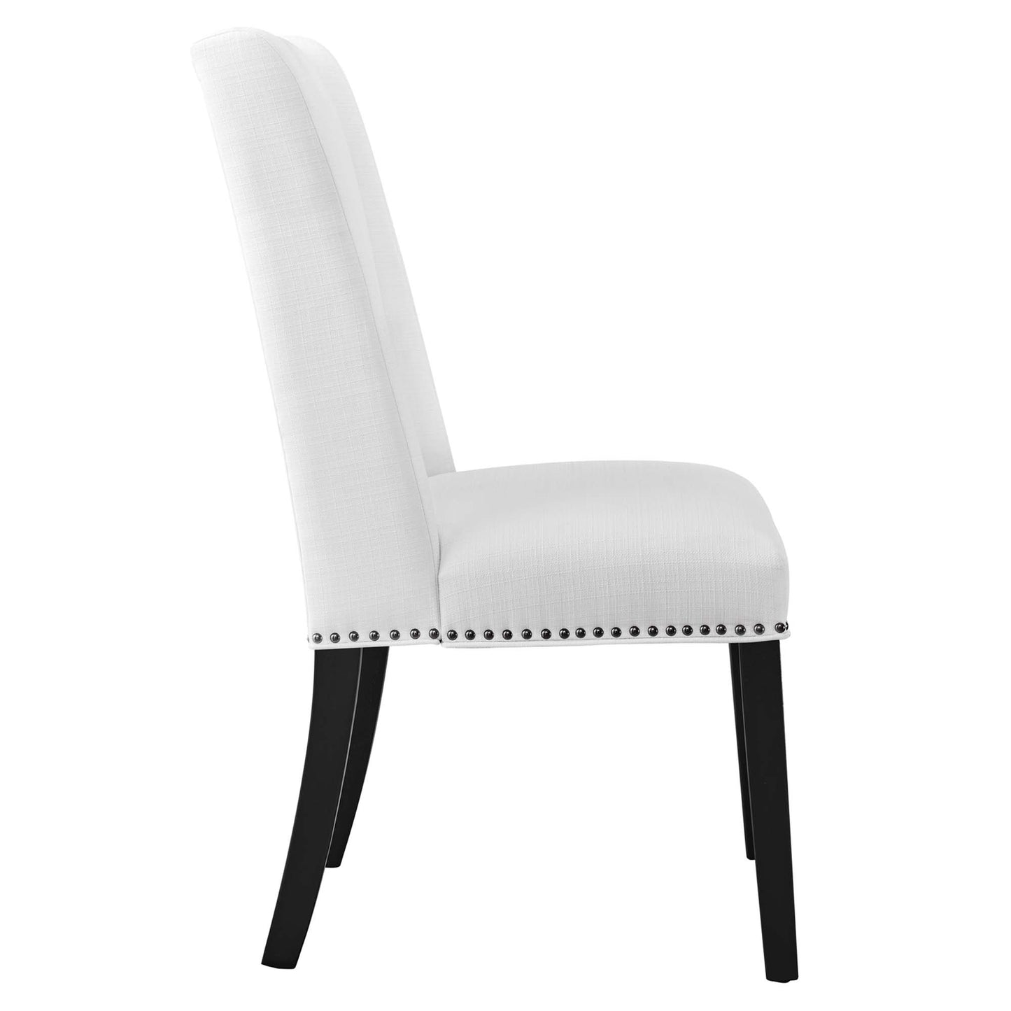 Modway - Baron Fabric Dining Chair by Modway  Bar and Dining Dining Chairs White - EEI-2233-WHI