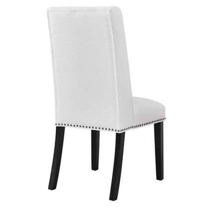 Modway - Baron Fabric Dining Chair by Modway  Bar and Dining Dining Chairs White - EEI-2233-WHI