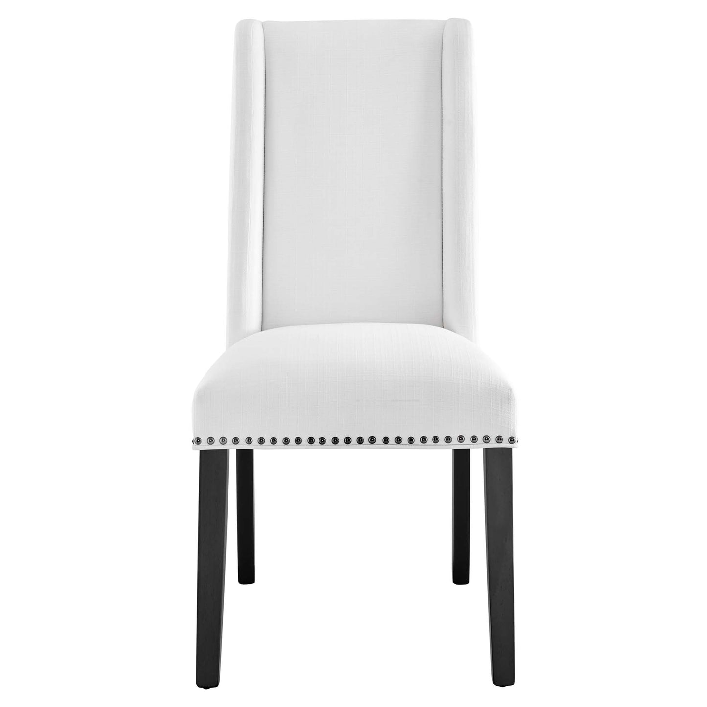 Modway - Baron Fabric Dining Chair by Modway  Bar and Dining Dining Chairs White - EEI-2233-WHI