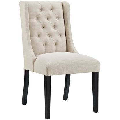 Modway - Baronet Button Tufted Fabric Dining Chair by Modway  Bar and Dining Dining Chairs Brown - EEI-2235-BEI