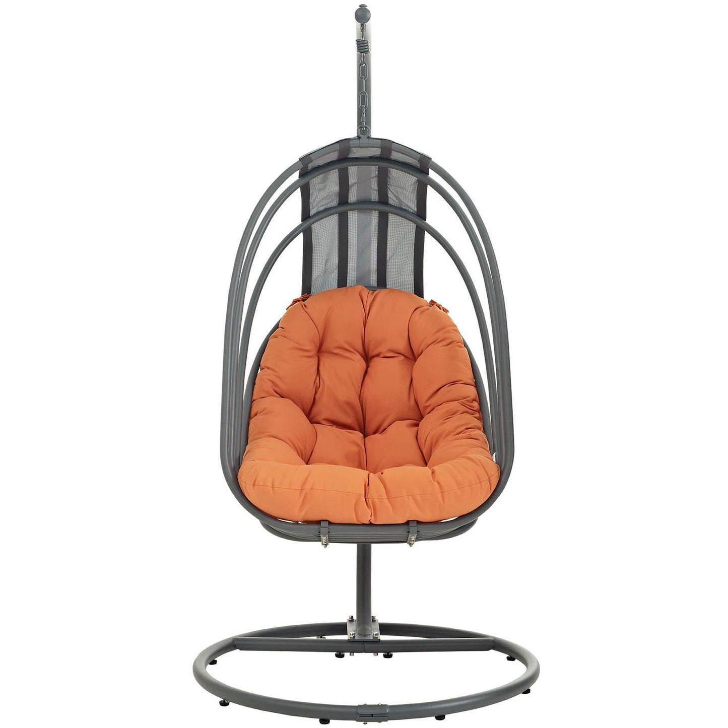 Modway - Whisk Outdoor Patio Swing Chair Without Stand by Modway  Outdoor Furniture Daybeds and Lounges Orange - EEI-2656-ORA-SET
