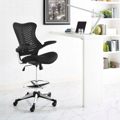 Modway - Charge Drafting Chair by Modway  Office Furniture Office Chairs Black - EEI-2286-BLK