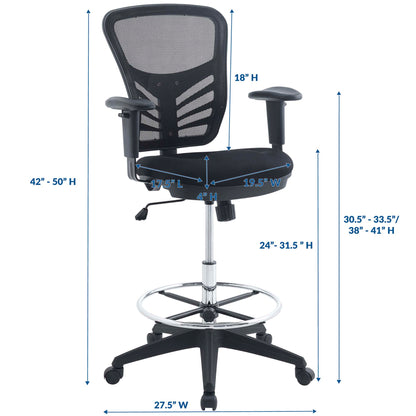 Modway - Articulate Drafting Chair by Modway  Office Furniture Office Chairs Black - EEI-2289-BLK