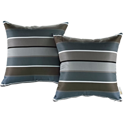 Modway Outlet Modway 2 Piece Outdoor Patio Pillow Set by Modway  Outdoor Furniture Furniture Stripe - EEI-2401-STR