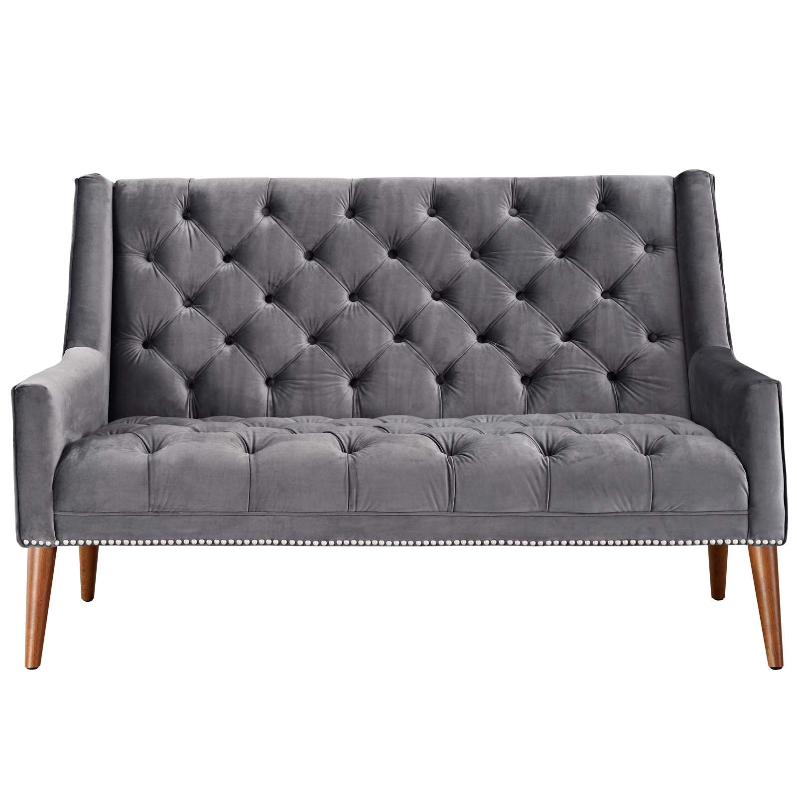 Modway Peruse Performance Velvet Loveseat - Thumbnail 3