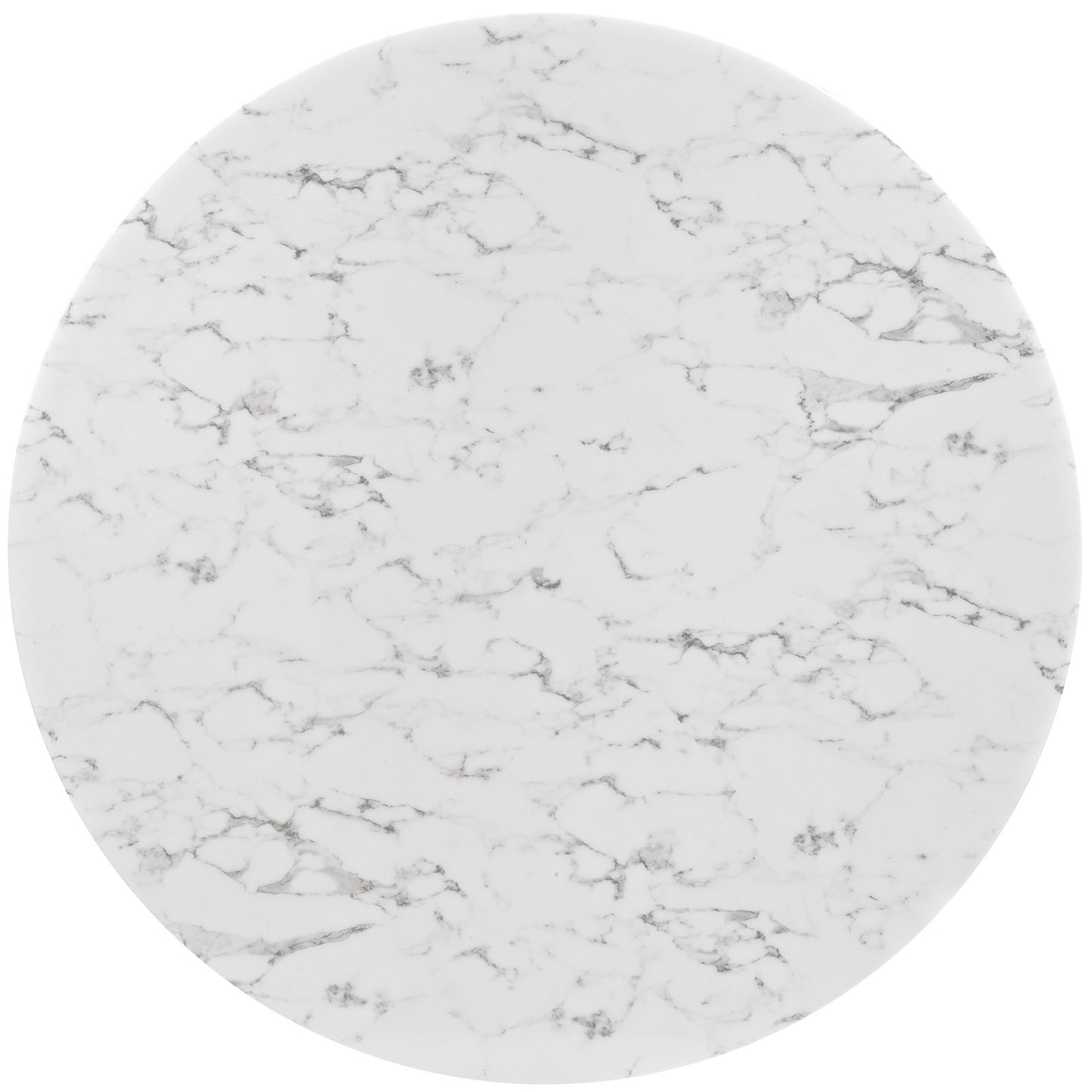 Modway Outlet Lippa 60" Round Faux Marble Dining Table with Tripod Base by Modway  Bar and Dining Furniture White - EEI-2527-WHI