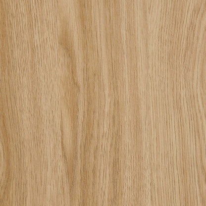 Light oak wood grain bookcase with 7 shelves and natural vertical grains.