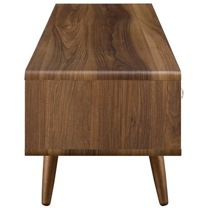 Modway Outlet Transmit 55? TV Stand by Modway  Living Room Furniture Walnut White - EEI-2530-WAL-WHI