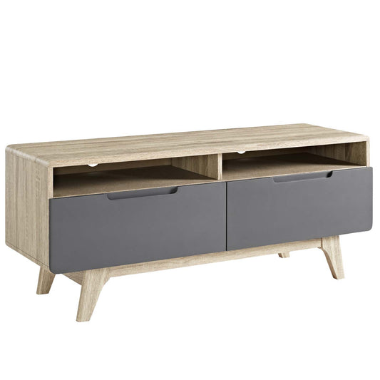 Modway Outlet Origin 47" TV Stand by Modway  Living Room Furniture Natural Gray - EEI-2533-NAT-GRY