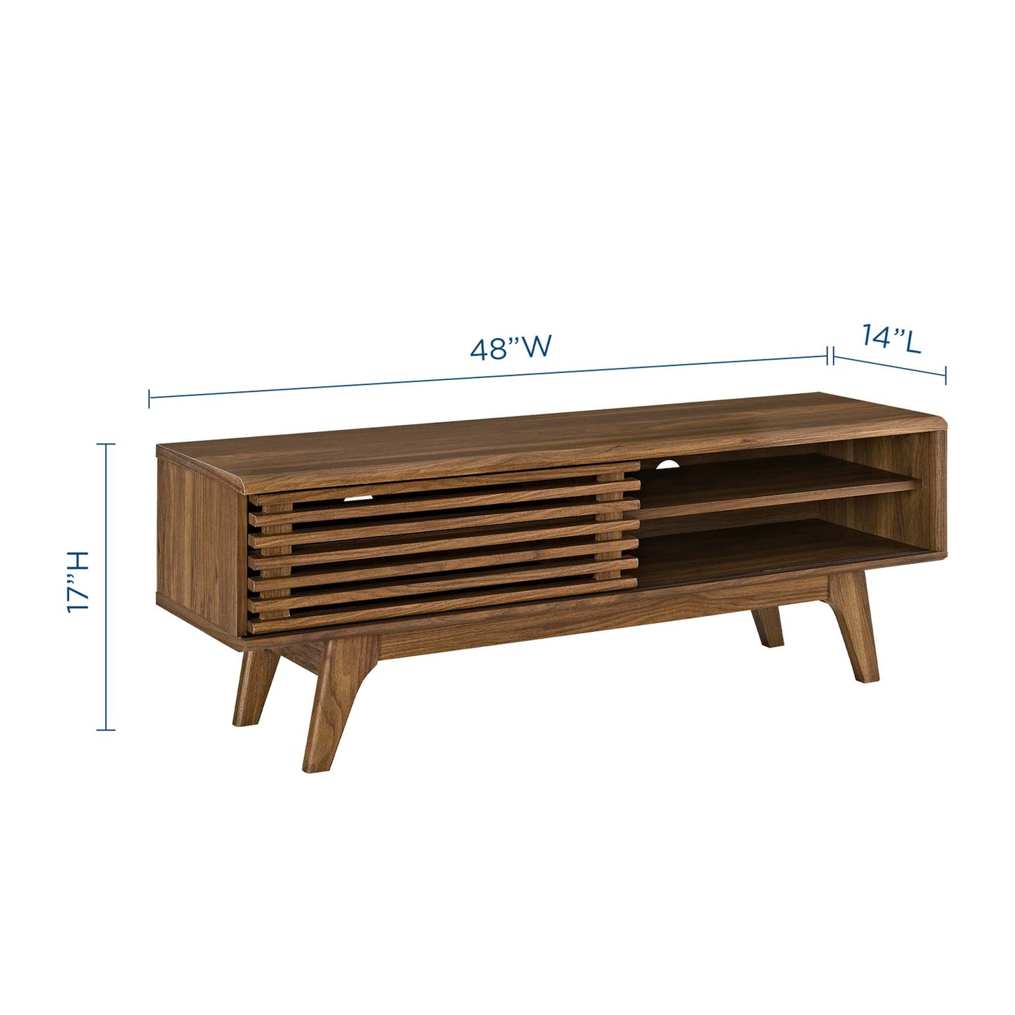 Modway - Render 48? TV Stand by Modway  Living Room Decor Brown - EEI-2539-WAL