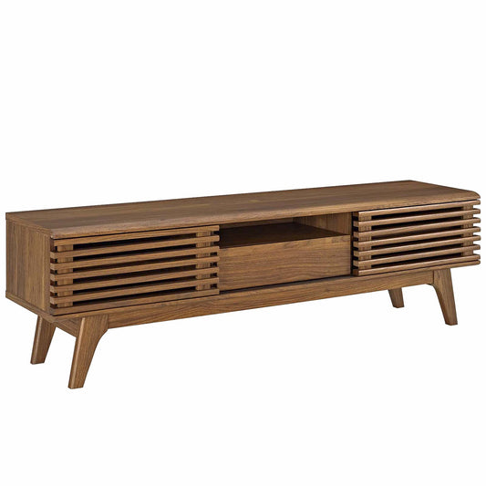 Modway - Render 59? TV Stand by Modway  Living Room Decor Brown - EEI-2541-WAL