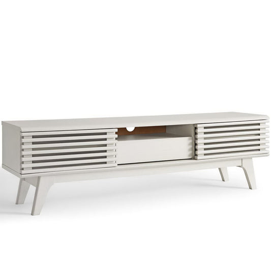 Modway Outlet Render 59? TV Stand by Modway  Living Room Furniture White - EEI-2541-WHI