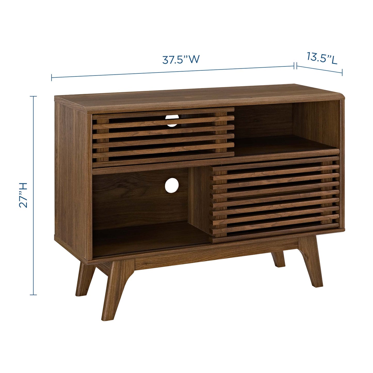 Modway - Render Display Stand by Modway  Living Room Decor Brown - EEI-2542-WAL
