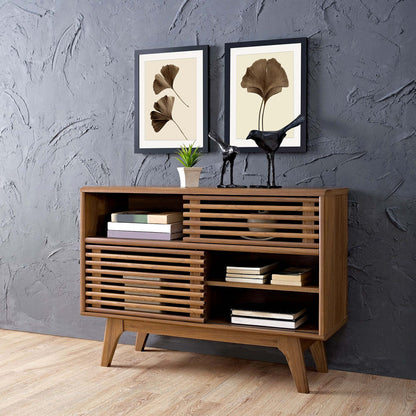 Modway - Render Display Stand by Modway  Living Room Decor Brown - EEI-2542-WAL