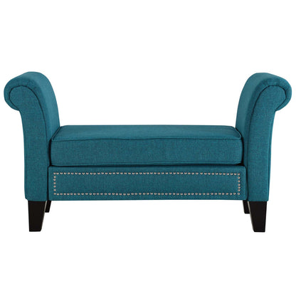 Modway Outlet Rendezvous Bench by Modway  Living Room Furniture Teal - EEI-2548-TEA