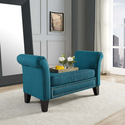 Modway Outlet Rendezvous Bench by Modway  Living Room Furniture Teal - EEI-2548-TEA
