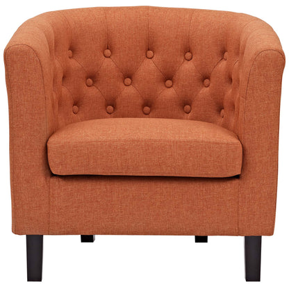 Modway - Prospect Upholstered Fabric Armchair by Modway  Living Room Sofas and Armchairs Orange - EEI-2551-ORA