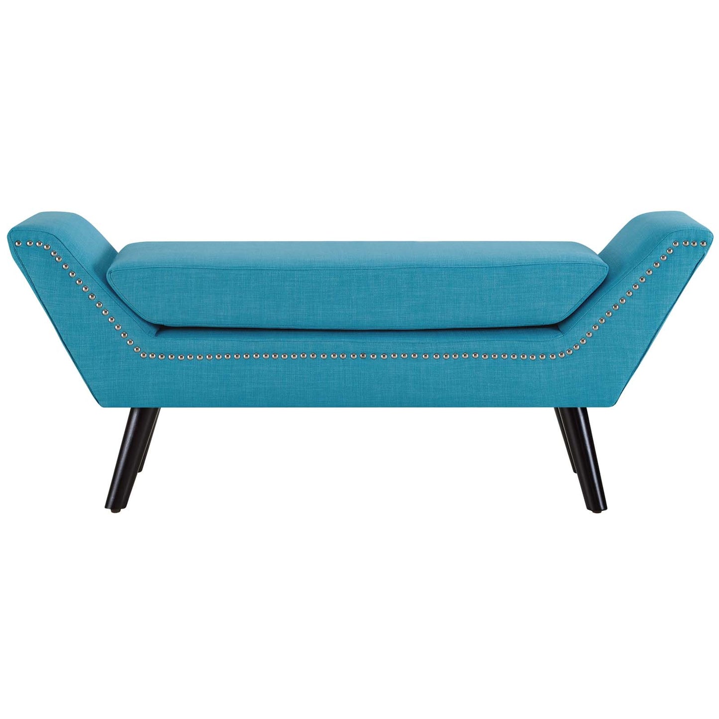 Modway Outlet Gambol Upholstered Fabric Bench by Modway  Living Room Furniture Pure Water - EEI-2575-PUR