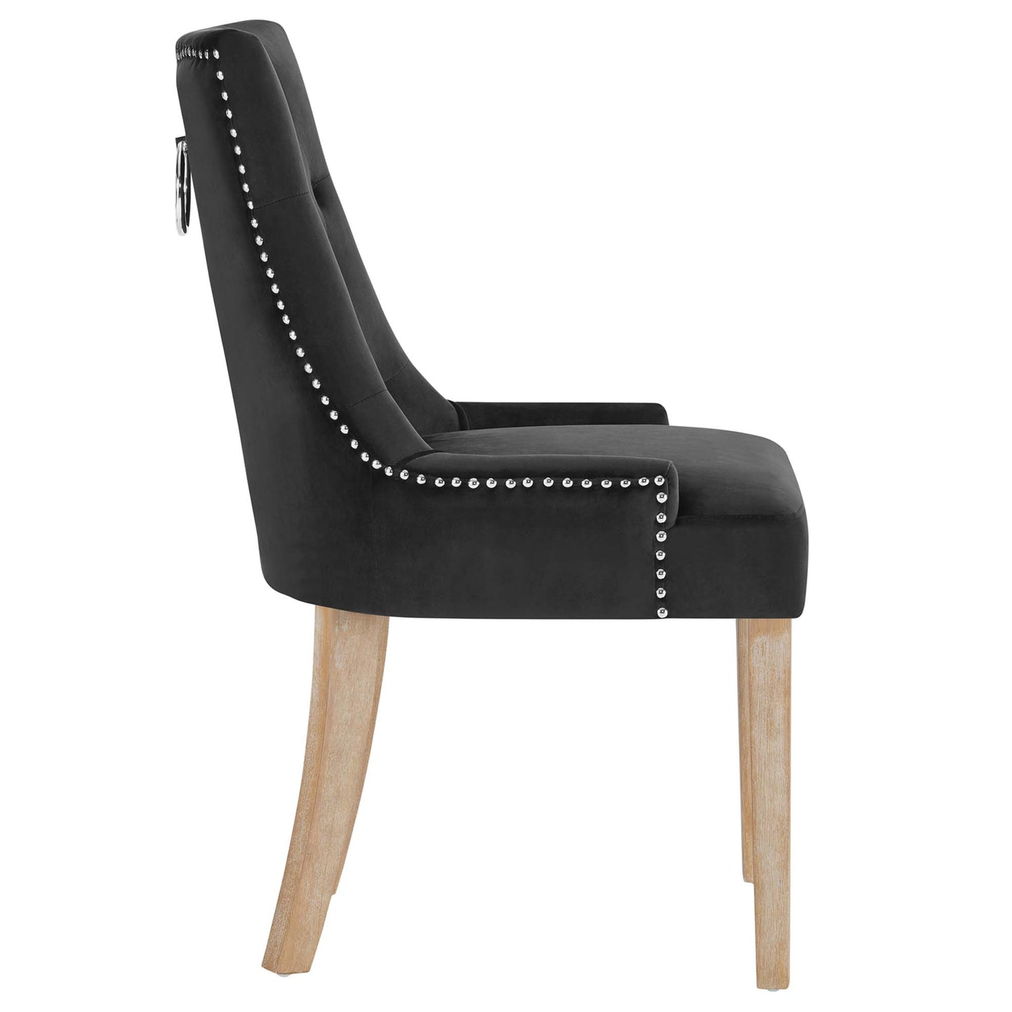 Modway Outlet Pose Performance Velvet Dining Chair by Modway  Bar and Dining Furniture Black - EEI-2577-BLK