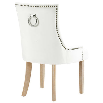 Modway Outlet Pose Performance Velvet Dining Chair by Modway  Bar and Dining Furniture Ivory - EEI-2577-IVO