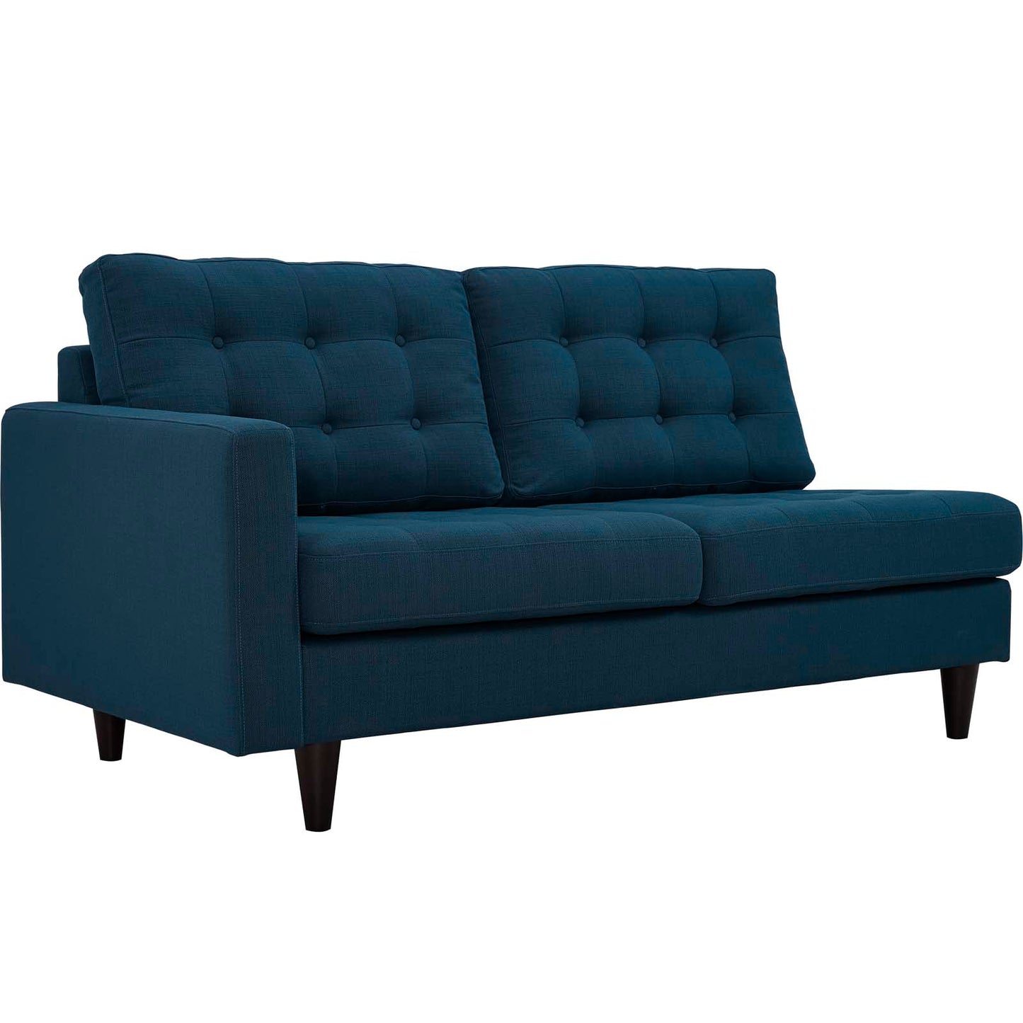 Modway Outlet Empress Left-Facing Upholstered Fabric Loveseat by Modway  Living Room Furniture Azure - EEI-2589-AZU