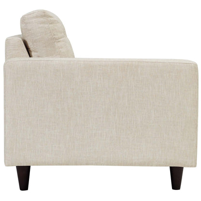 Modway Outlet Empress Left-Facing Upholstered Fabric Loveseat by Modway  Living Room Furniture Beige - EEI-2589-BEI