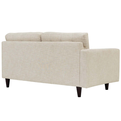 Modway Outlet Empress Left-Facing Upholstered Fabric Loveseat by Modway  Living Room Furniture Beige - EEI-2589-BEI