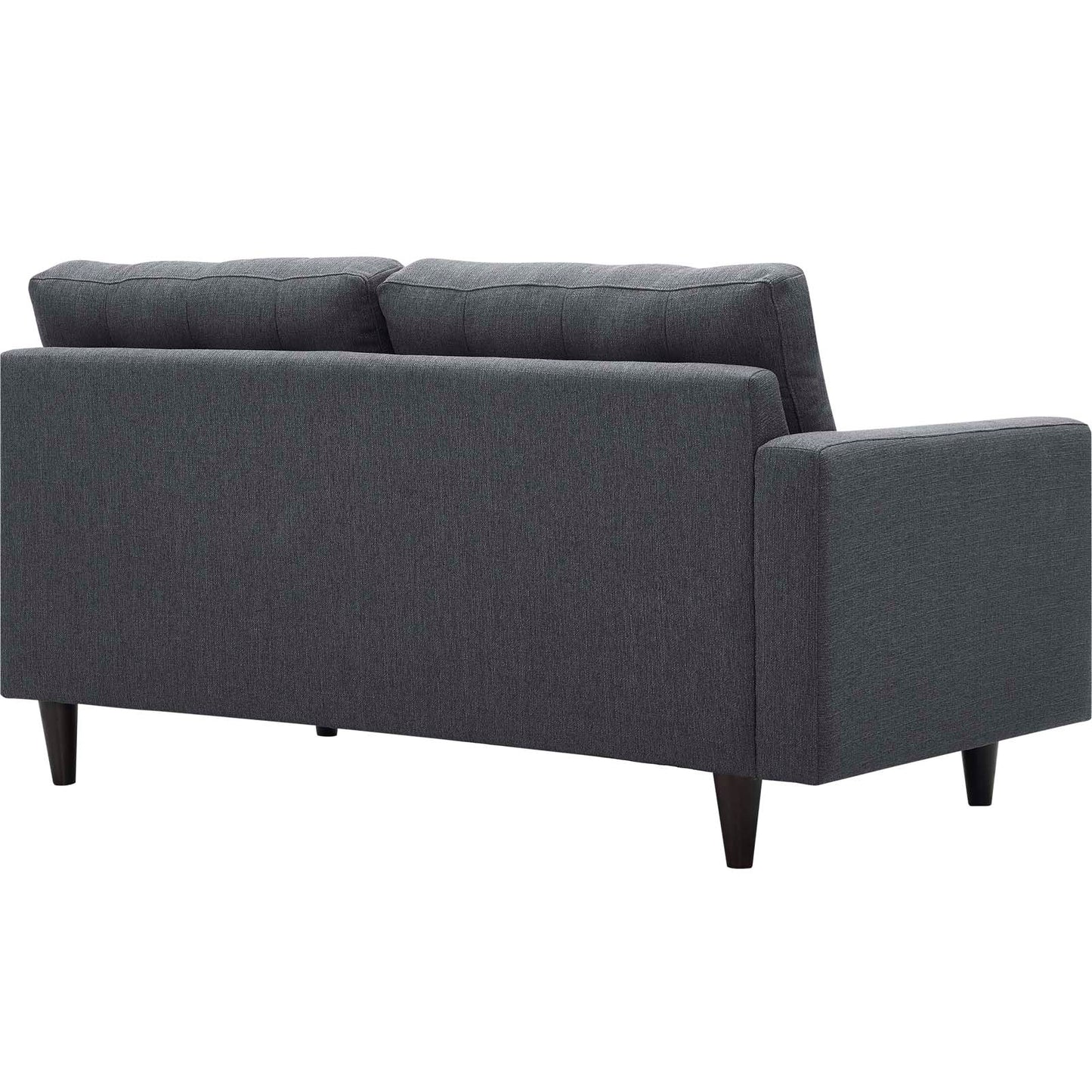Modway Outlet Empress Left-Facing Upholstered Fabric Loveseat by Modway  Living Room Furniture Gray - EEI-2589-DOR